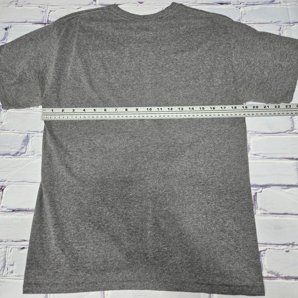 Ohio State Buckeyes Gray TShirt Large Graphic Logo Sz Medium Hanes Basketball - Picture 5 of 8
